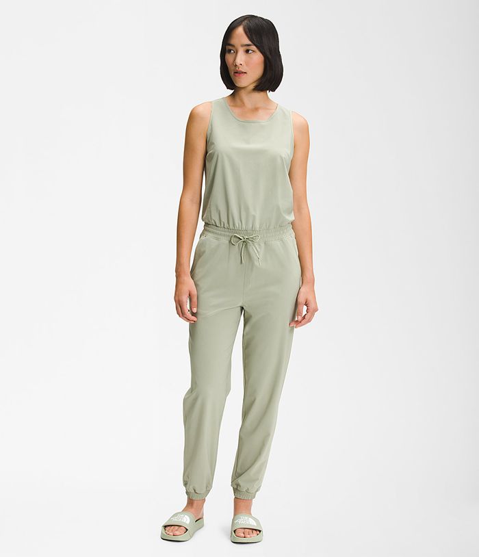 The North Face Never Stop Wearing Jumpsuit Womens Pants Green 160479-SUE